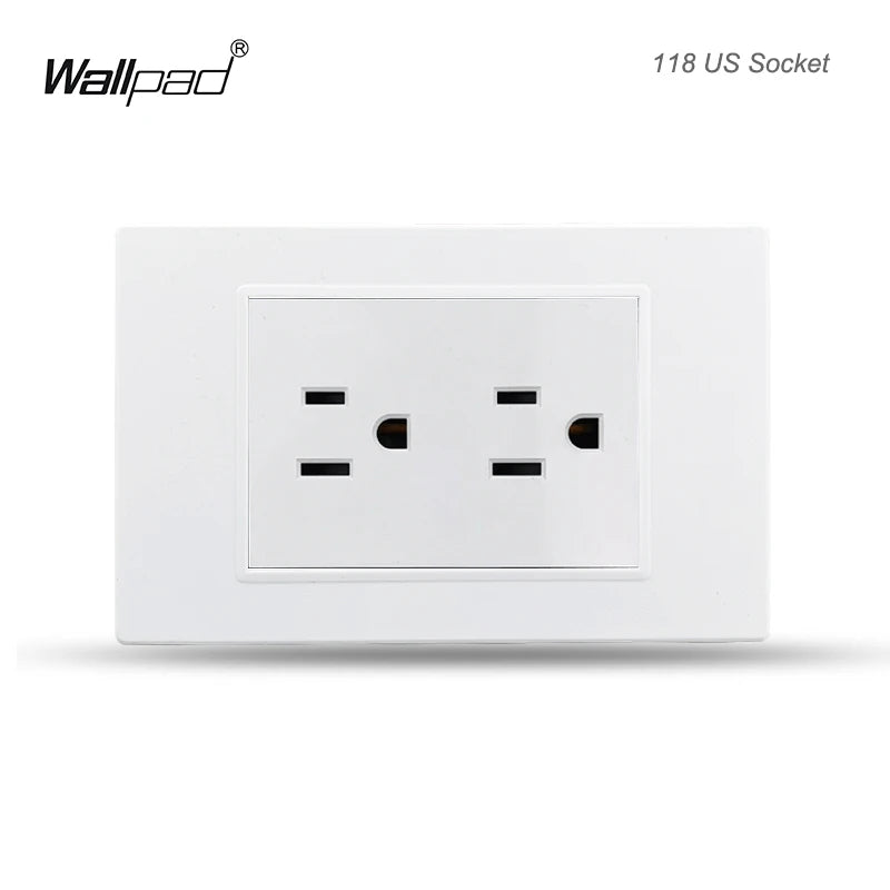 118 PC 1 2 3 4 Gang 2 3 Way Push On Off  Wall Switch Wallpad White Fireproof Plastic Panel US BR l IT IL EU Light Interruptor