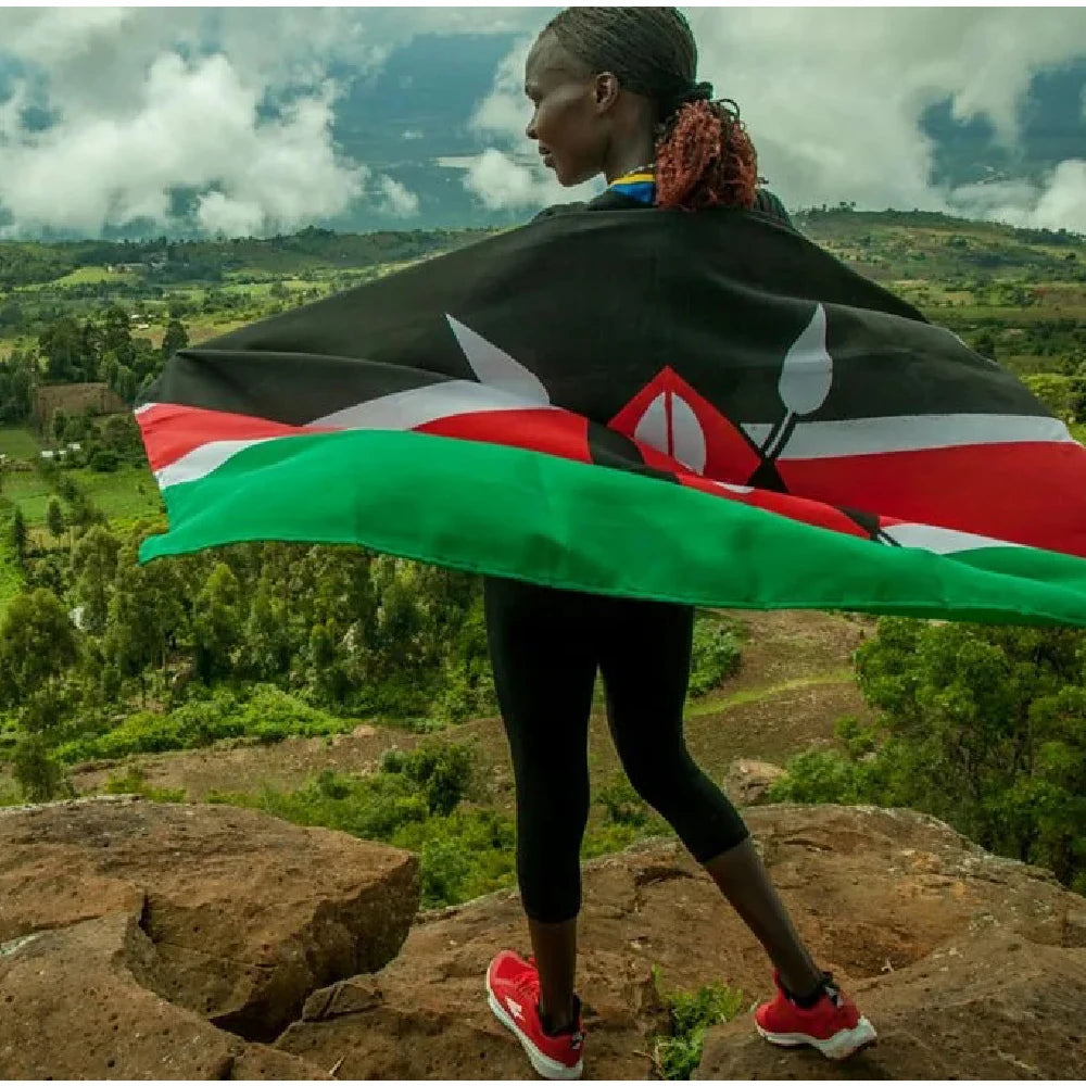 90x150 CM Ken Ke Kenya Flag For Decoration