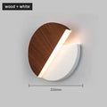 LED Wall Lamp 360 Degree Rotation Adjustable Bedside Lights White Black Creative Wall Light  Modern Bedroom Loft Aisle Lamps