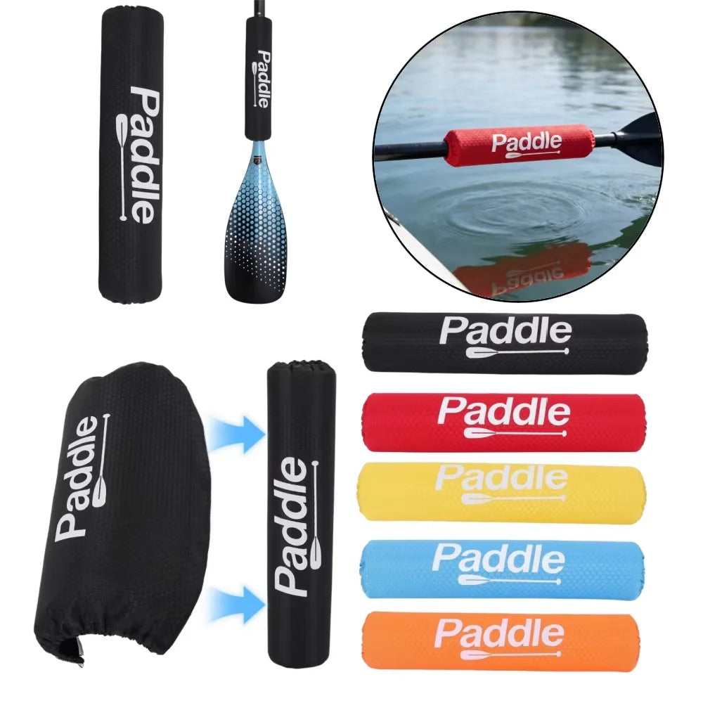Paddle Buoyancy Sleeve 420D PU EPE Foam Paddle Float SUP Board Accessory for Kayaking Canoeing Stand Up Paddleboarding