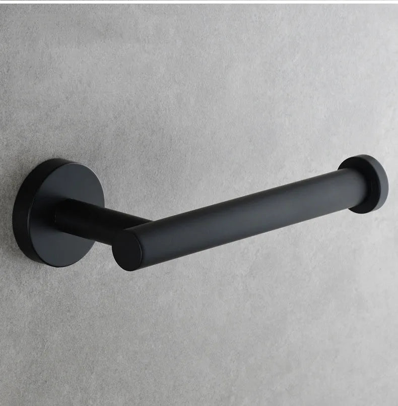 Brushed Gold 304 Stainless Steel Bathroom Paper Towel Holder Wall Mounted Toilet Roll Holder Toilet Paper Holder Tissue Box