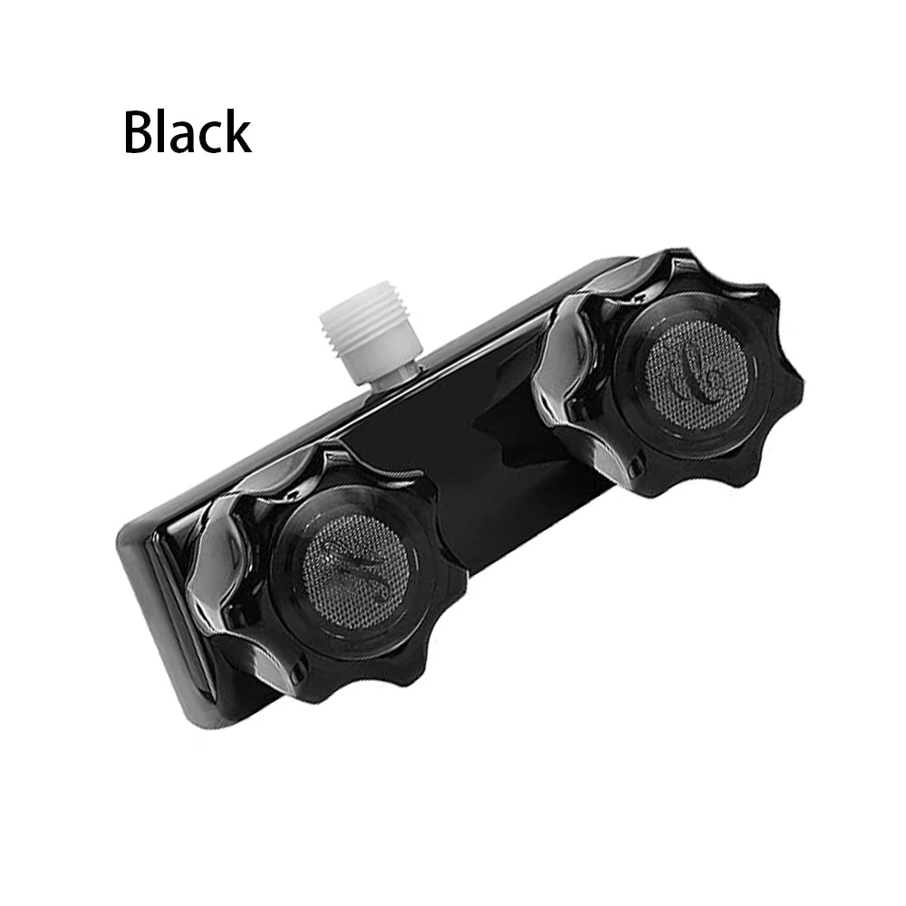 4 Inch RV Camper Faucet Mixing Valve Hot and Cold Bathroom Shower Switch with Water Supply Motorhome Travel Trailers B09JZGH72T