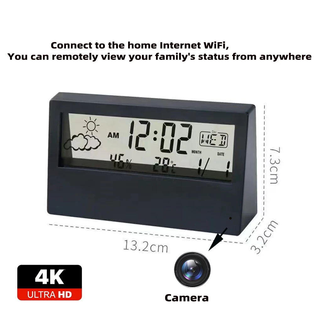 HD 4K Mini WiFi Camera, Improved Clarity, Supports Motion Detection, Remote Viewing, Wireless Home Nanny Style Camera
