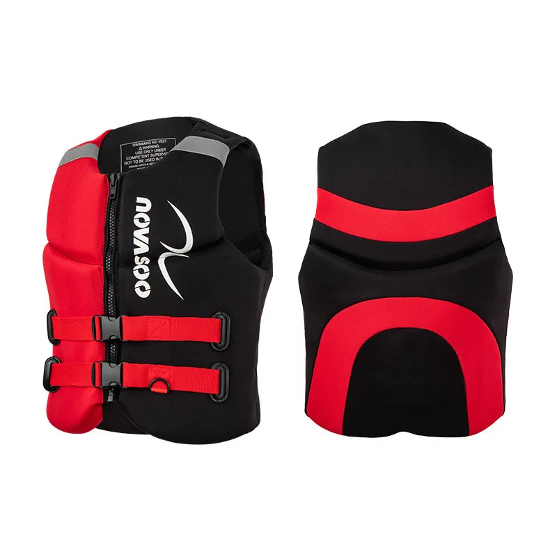 Professional Swimming Life Jacket Large Buoyancy Water Ski Vest Anti-collision Rafting Surfing Various Water Sports for Adults