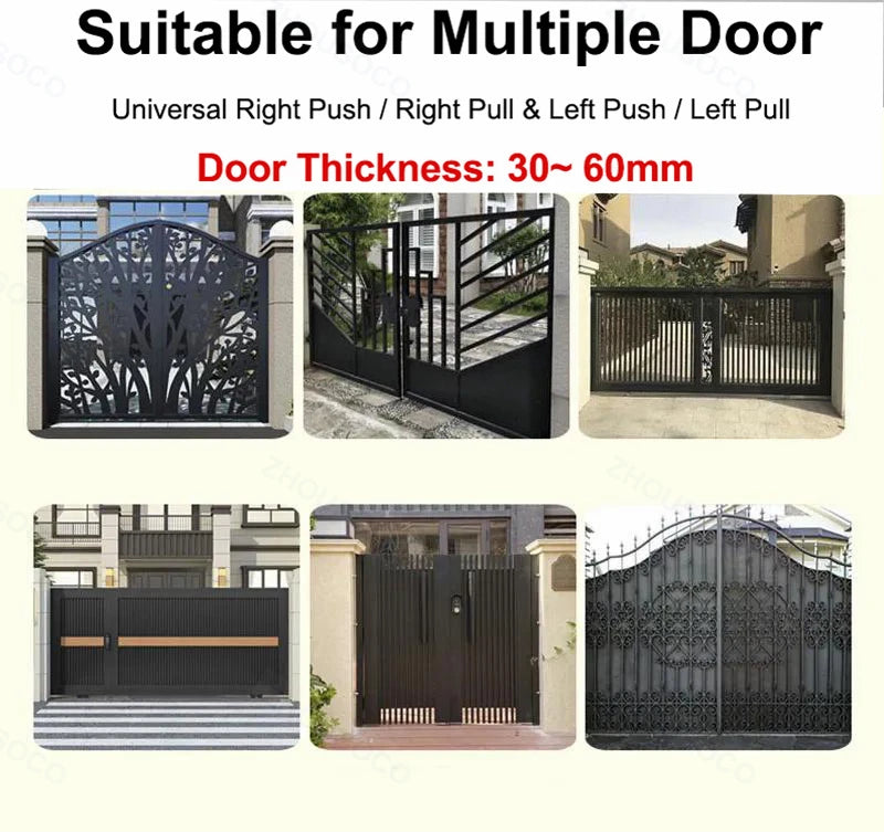 Waterproof 3D Face Recognition Outdoor Gate Fingerprint Lock Tuya WiFI App Passcode Rfid Card Keyless Electronic Smart Door Lock