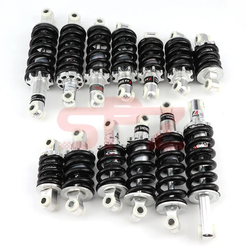 Electric Bike 90-215mm 400-2000lbs Suitable for 47cc49CC Bicycle Mini Motorcycle Spring Shock Absorber Suspension Shock Absorber