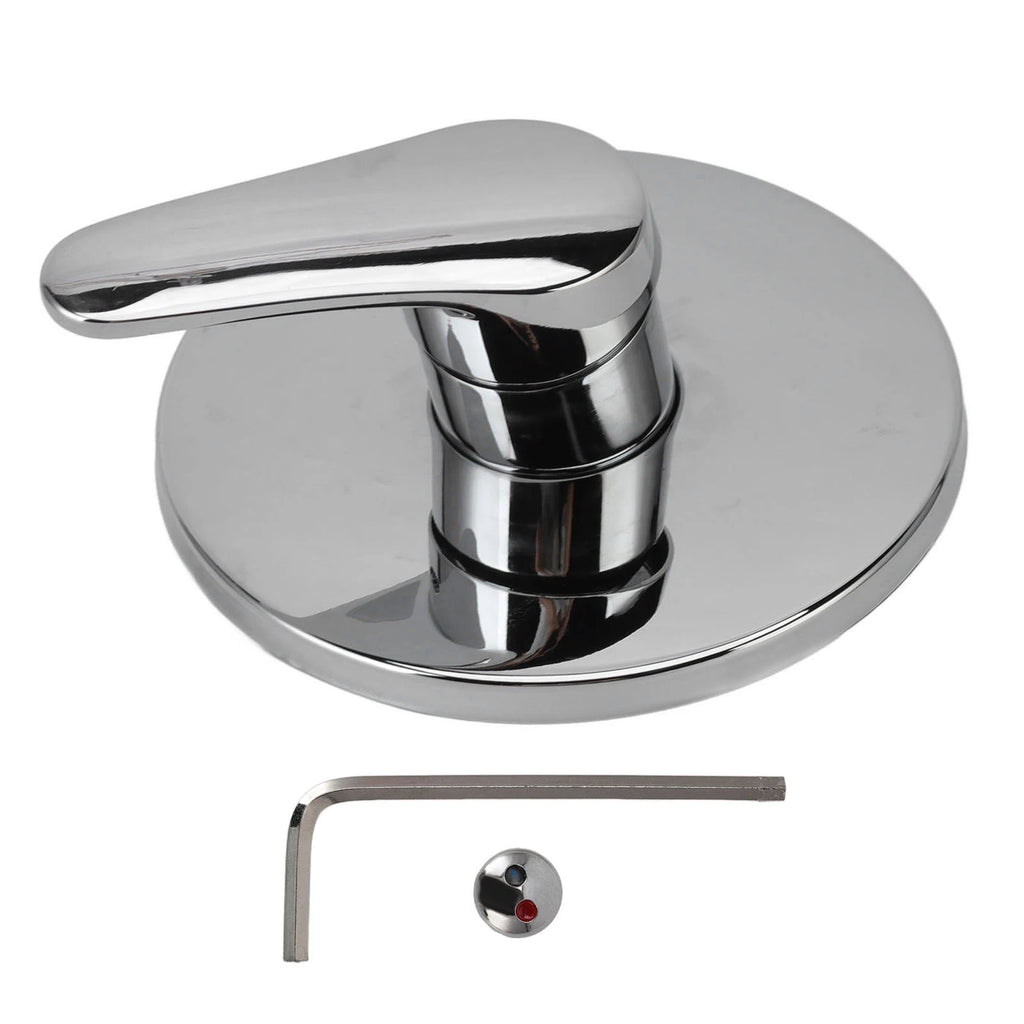 Wall Concealed Shower Faucet With Decorative Cover Hot Cold Water Tap Rust Proof Wall Mounted Mixer Faucet for Home Hotel