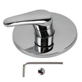 Wall Concealed Shower Faucet With Decorative Cover Hot Cold Water Tap Rust Proof Wall Mounted Mixer Faucet for Home Hotel