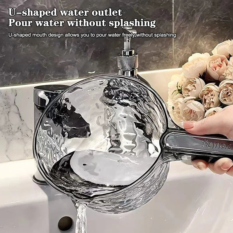 Stainless Steel Water Ladle Pan Pot Thickening Non-stick Suop Pan With Handle Or Plastic Ladle Household Kitchen Gadgets〔CC11〕