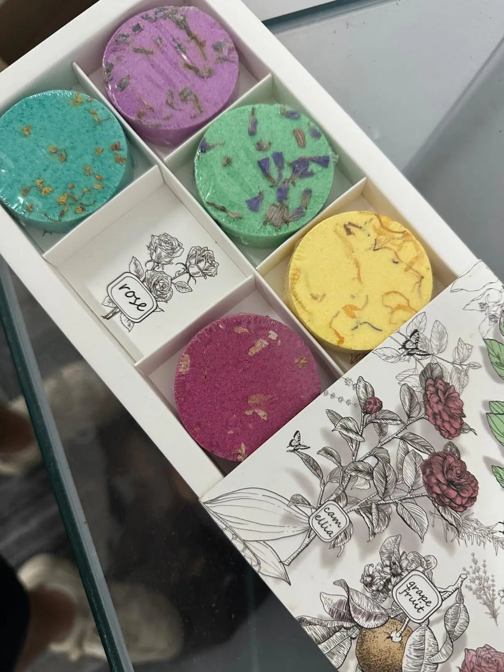 Eco-Friendly Organic 100% Natural Essential Oil Shower Steamer Tablets Aromatherapy Bombs Customizable Fragrance Color ISO