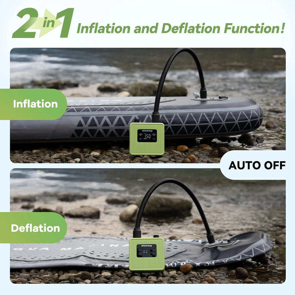 Electric SUP Pump Stand-Up Paddle Board 20PSI 4500mAh for Inflatable Kite Boat Kayak Accessories Inflatable Tent Mattress