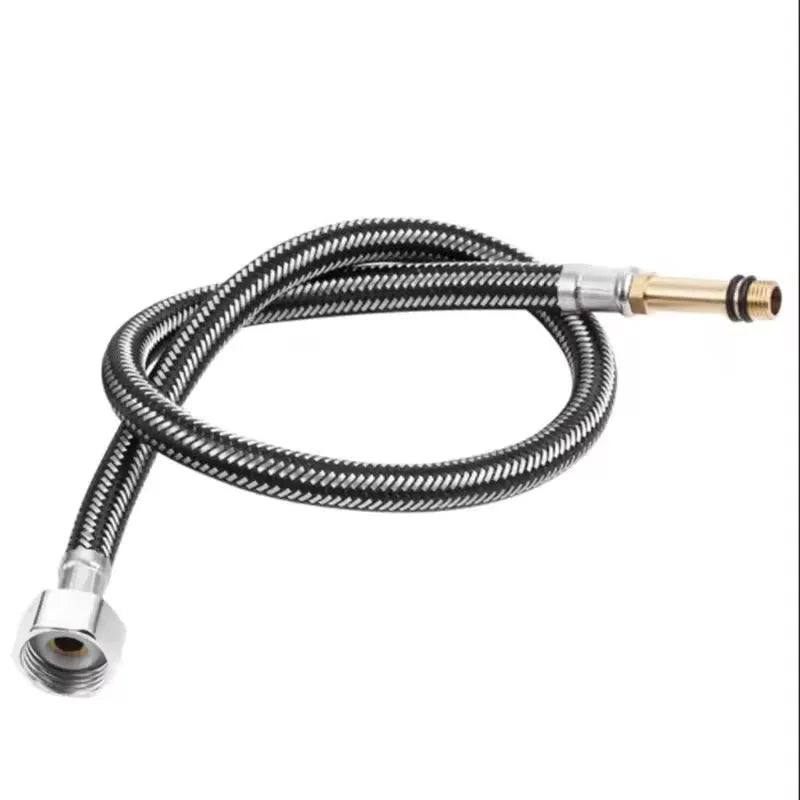 New 60cm/80cm/100cm Stainless Steel Faucet Hoses Cold Hot Mixer Faucet Water Inlet Pipe Kitchen Faucet Bathroom Tap Hose Tube