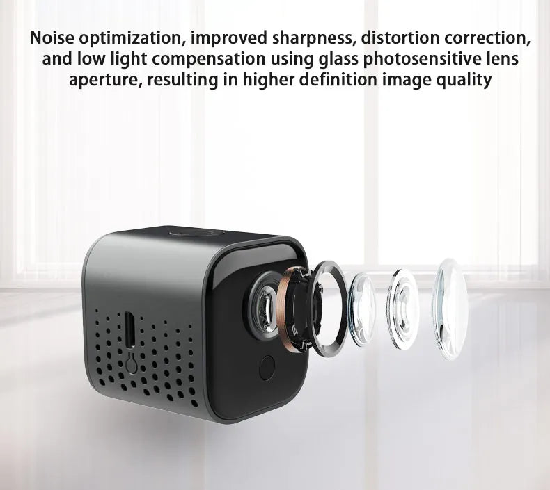 HD Mini Wireless WiFi Infrared Night Camera Home Indoor Wireless Remote Monitoring Camera Remote Network Portable Security Camer