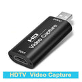 HDMI-compatible Video Capture Card 1080P USB 2.0 Video Grabber for PS4 Game DVD Camcorder Camera Record video Live Streaming ﻿