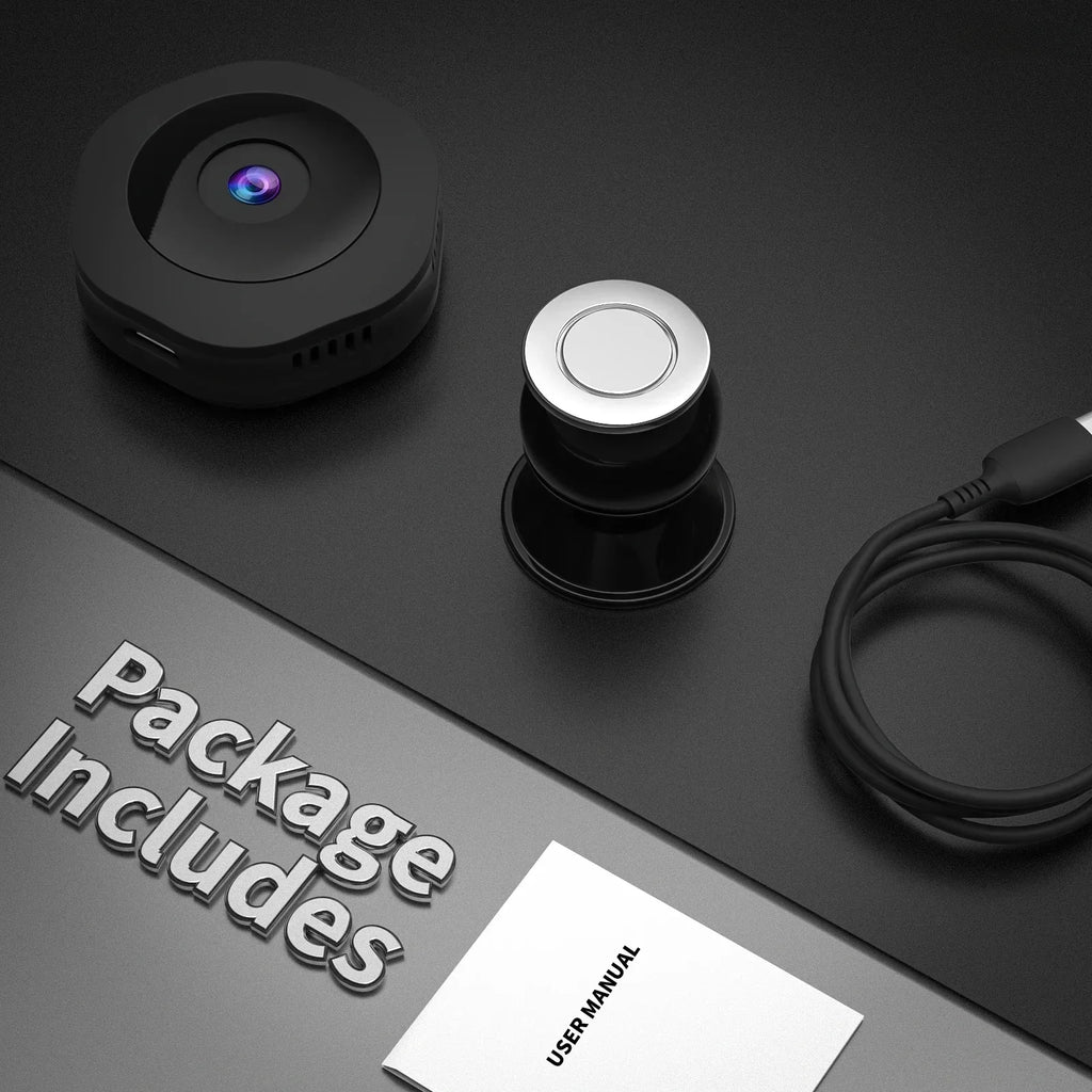 HD 1080P Mini IP Camera  Covert Small Nanny Cam Video Voice Recorder Indoor Portable  Security CCTV Camera for Home and Office