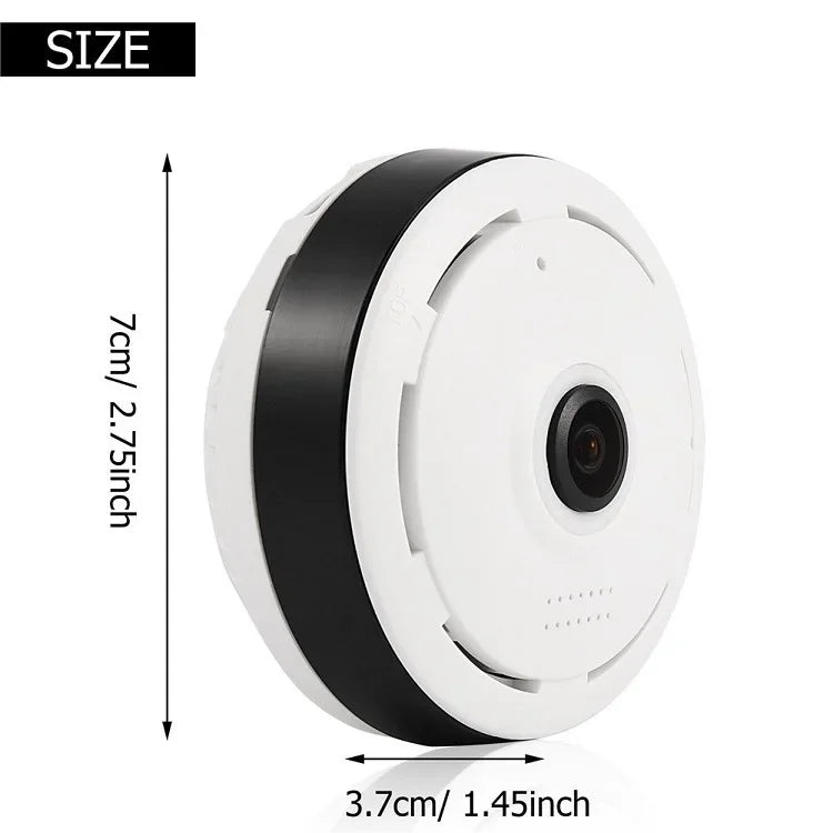 HD Mini Camera WIFI 360° Indoor Panorama Remote Smart Home 2MP Two-way Voice IP Cam Night Vision Security Protection Camcorders