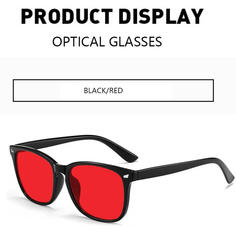 Blue Light Glasses For Blue Light Blocking Red Lens For Computer Gaming Reduce Eyestrain Bluelight Glasses Men Sleep Glasses