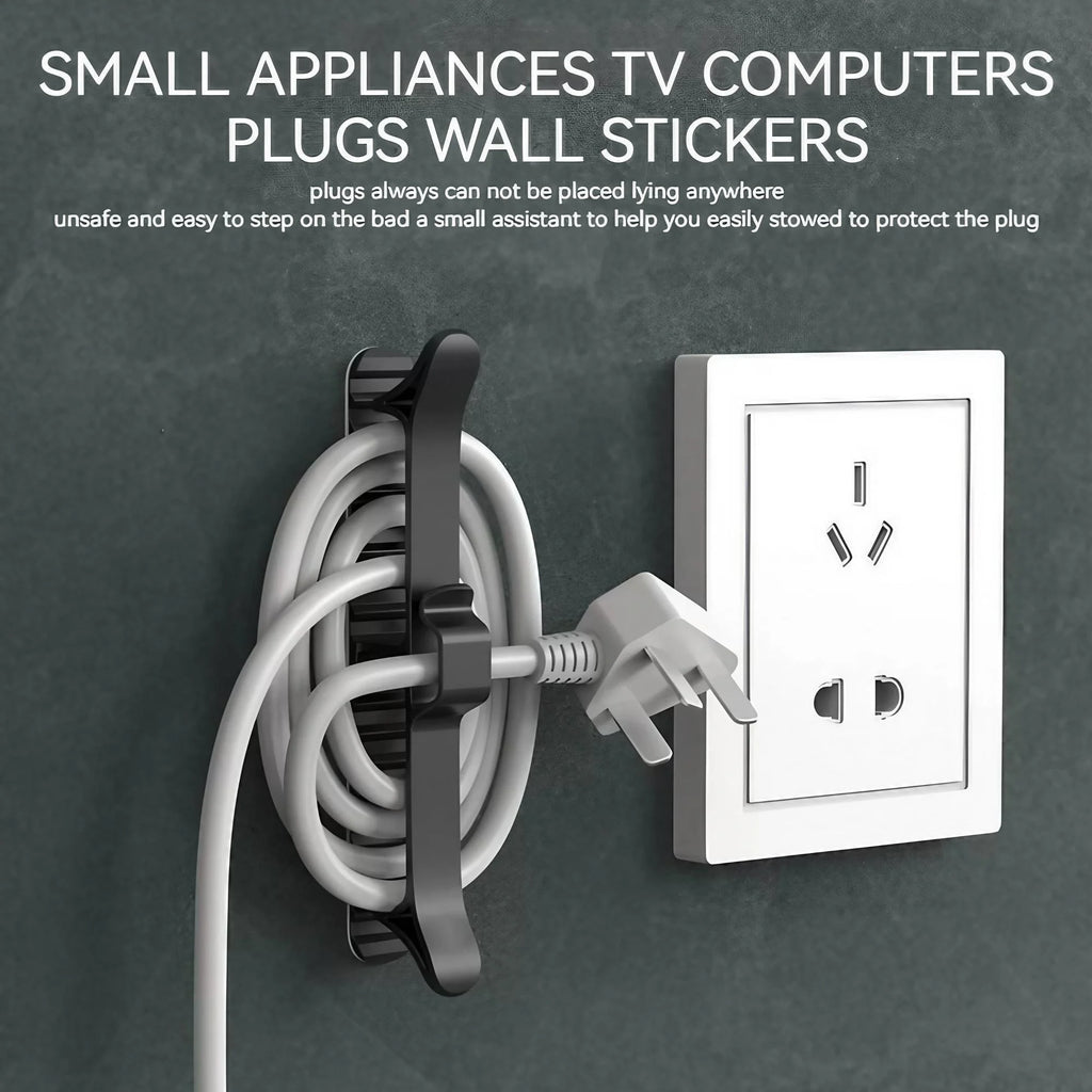Kitchen Cable Organizer - Plug & Wire Storage Solution - Neat Cable Management for Countertops
