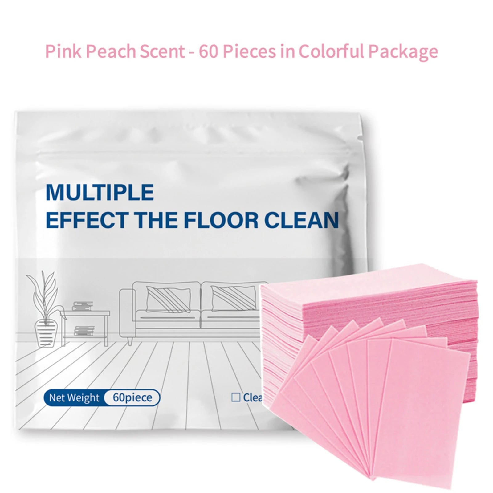Floor Cleaner Refills Multi-Surface Deep Cleaning Sheets for Mop Deodorant Brightening Disposable Dry Wet Reusable Home Supplies