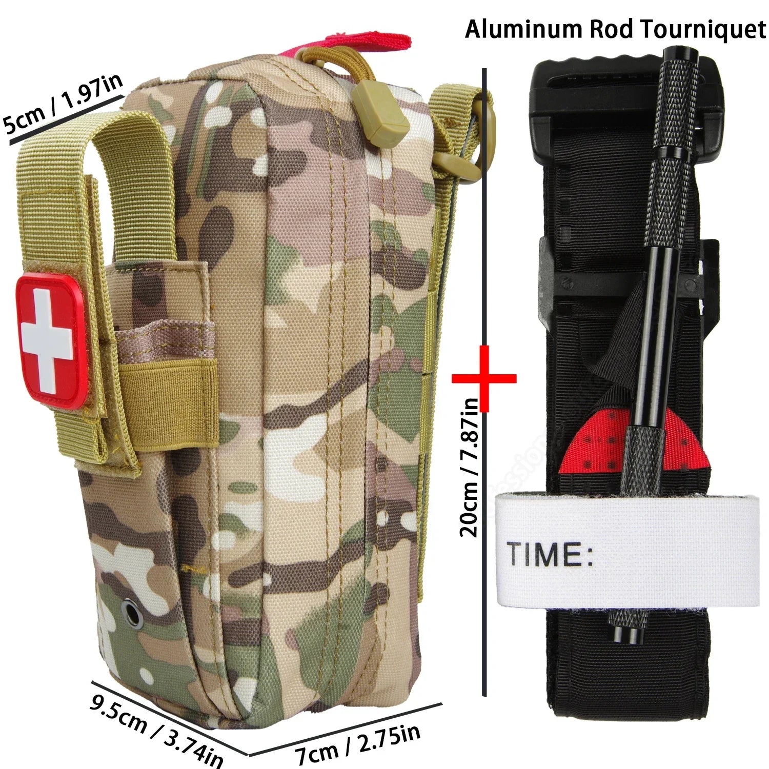 Emergency Survival Kit Gear First Aid Kit Admin Pouch EMT Camping Gear Tactical Trauma Molle EDC IFAK OUTdoor Tools