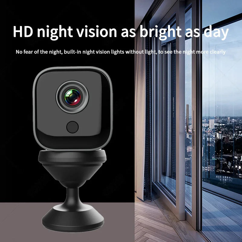 HD Mini Wireless WiFi Infrared Night Camera Home Indoor Wireless Remote Monitoring Camera Remote Network Portable Security Camer