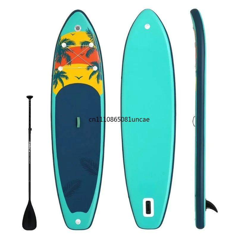 Inflatable Stand Up Paddle Board SUP Beginner Water Surfing Skid Board Outdoor Water Sports Equipment