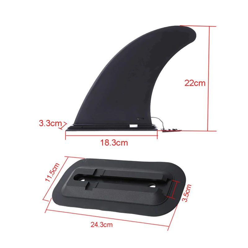 4 Models Surf Water Wave Fin SUP Accessories Stablizer Inflatable Stand Up Paddle Board Surfboard Slide-in Central Fin Side Fin