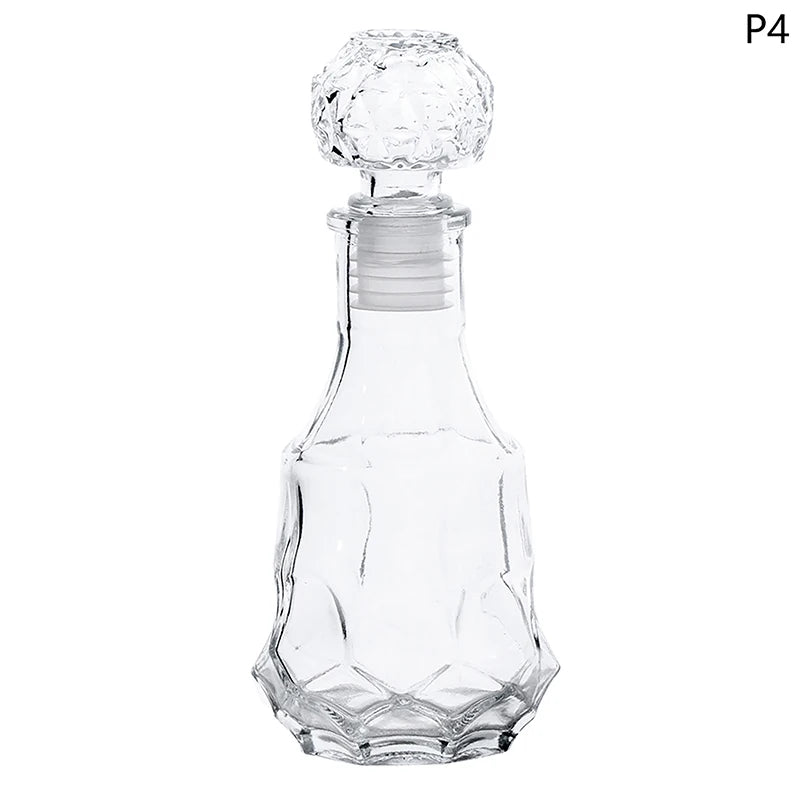 1Pc 100/150ml Transparent Glass Cup Whiskey Decanter Party Barware Whiskey Glass Bottle For Liquor  Bourbon Barware