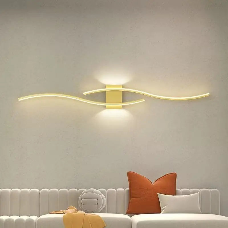 Modern Minimalist LED Wall Light Black White Interior Decoration Lamps Wall Lamp Living Room Up Down Light Indoor for Bed Room