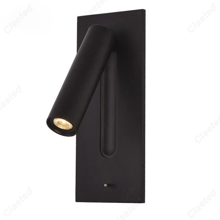 New LED Reading Wall Lamp with Switch and Adjustable Angle Hotel Room Home Bedroom Bedside Lighting Atmosphere Lamps