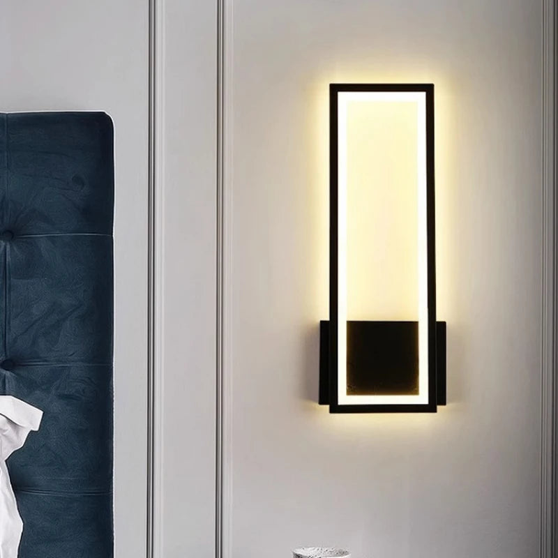 Modern Creative Wall Light LED Simple TV Background Wall Lights Bedroom Bedside Wall lamp Decorations Kitchen Indoor Lighting