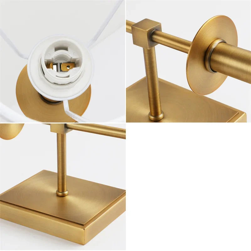 Modern American Led Wall Lamp Decor Bathroom Mirror Light Bedroom Corridor Stairs Cloth Indoor TV Background Decor Light