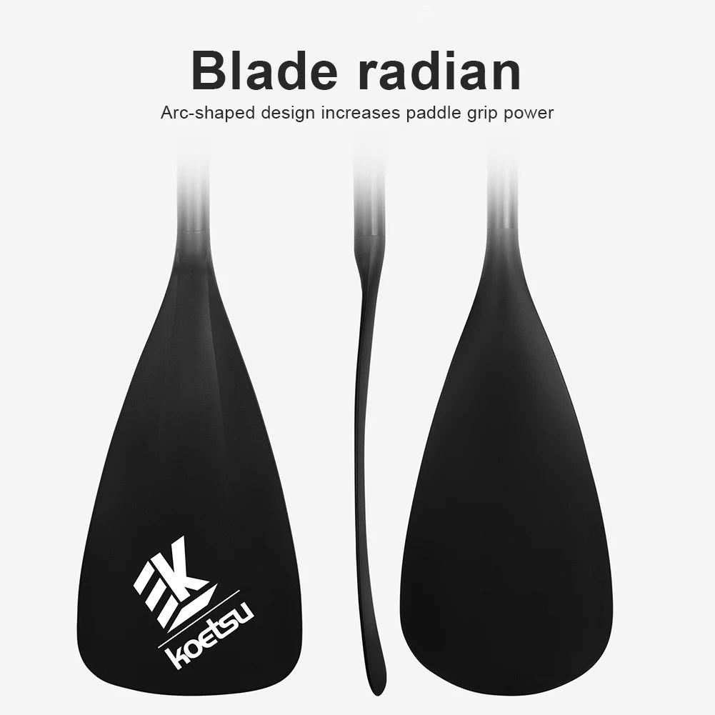 3-Piece Aluminum Sup Paddle One/Two Way Paddle Nylon Kayak Boat Stand Up Paddleboard Paddle SUP Surfpaddle Sap for Outdoor Water