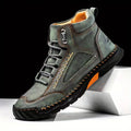 New Handmade Men's Boots Design Sneakers Man Outdoor Casual Leather Men Shoes Ankle Boots Fall Breathable Hot Sale Men's Boots