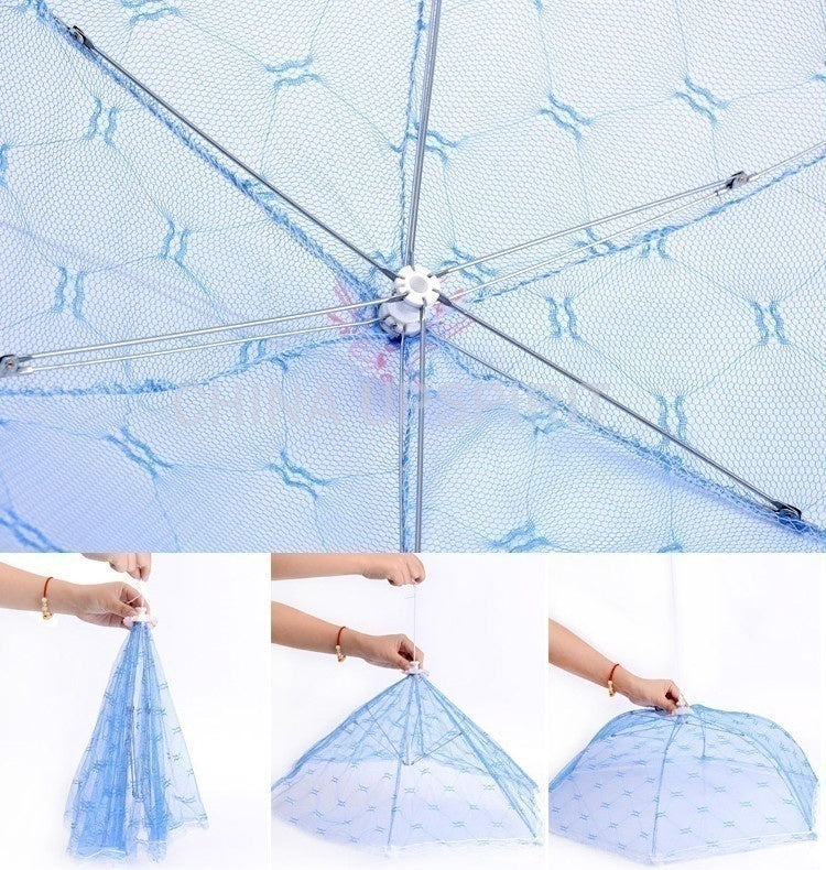 1PC Newest Umbrella Style Food Cover Anti Fly Mosquito Meal Cover Lace Table Home Using Food Cover Kitchen Gadgets Cooking Tools