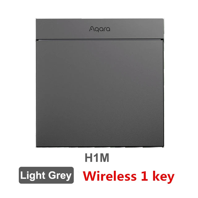 Aqara Smart Wall Switch H1M With Neutral Line Wireless Key Light Switch Zigbee Multiple Control Modes Smart Wall Light Switch