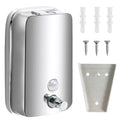 850ML/1050ML Stainless steel Wall Mount Soap Dispenser Bathroom Liquid Soap Detergent Shower Gel Storage Bottle Toilet Kitchen