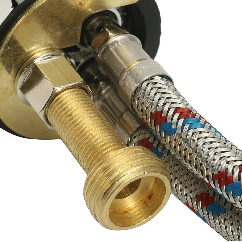 Single Lever Shower Zinc Alloy Water Faucet Set Hair Washing Durable Hot Cold Mixer Bathroom Home Barber Shop Shampoo Bowl Parts
