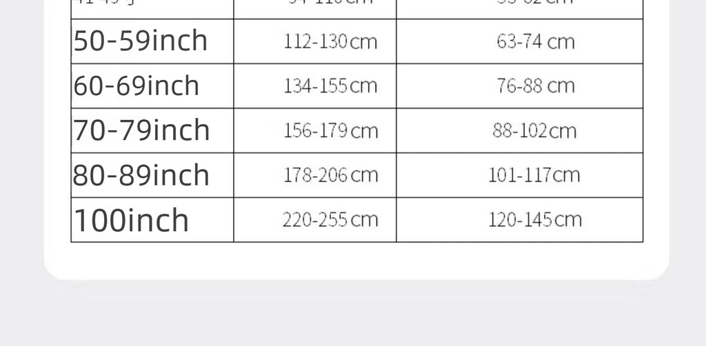 55/100/65 Inch LCD Screen TV Cover Solid Color Full Coverage Cloth Thickened High Elastic Dust Proof Cover Universal Decorative