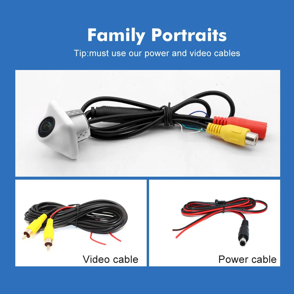 Smartour AHD 1080P Car Camera Fisheye Lens Starlight Night Vision White Colour HD Car Rear View Camera For Android Raido screen