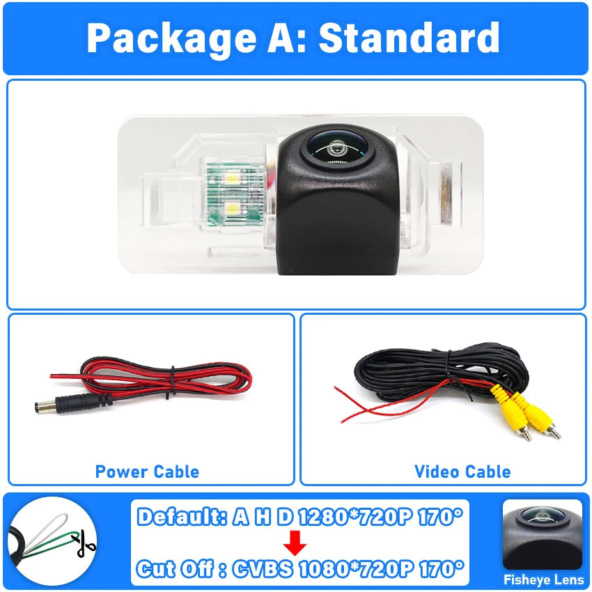 For Mini Cooper R50 R52 R53 R56 2001~2008 AHD HD Fisheye Wireless Camera Car Rear View Backup Reversing Camera Night Vision
