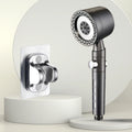 New High Pressure Water Saving Filter Shower Head 5 Modes Handheld Shower Head One Button Stop Bathroom Accessories Set