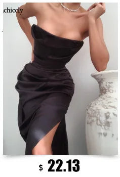 Kesiachiccly Off Shoulder Sexy Dress Women Vintage Bodycon Black Summer Dress Elegant Short Female Mini Party Club 2022 Dress