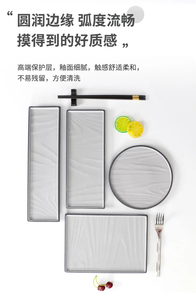 1PCS Tableware/high-end Cold Dish Plates/non Fragile Plates/bowls/sushi Plates, Japanese Style,A5 Food Grade Melamine