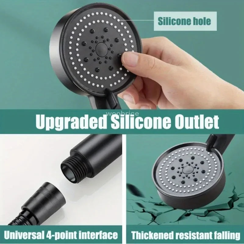 Shower Phone Bathroom Bath and Accessories Shower for Bathroom High Pressure Water Saving Pressurized Spa Handheld Showers