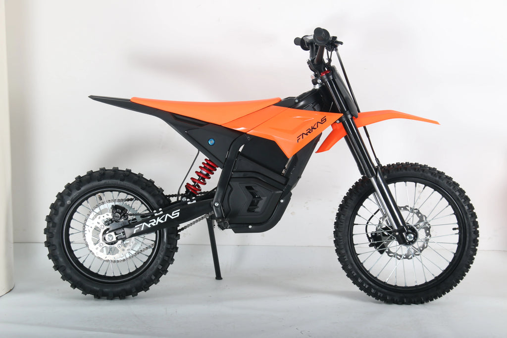 Dropshipping Electric Motocross Bike 60V 27AH 1600W,40Mph,37 Miles,Urban Commuting Front 17";Rear 14" Off-Road Electric Bike