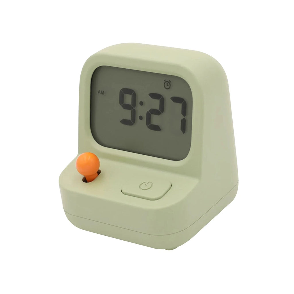 Creative Retro Mini Handheld Game Clock Alarm Machine for Kids Multi-Function Table Desk Clock Cute Digital Snooze Countdown