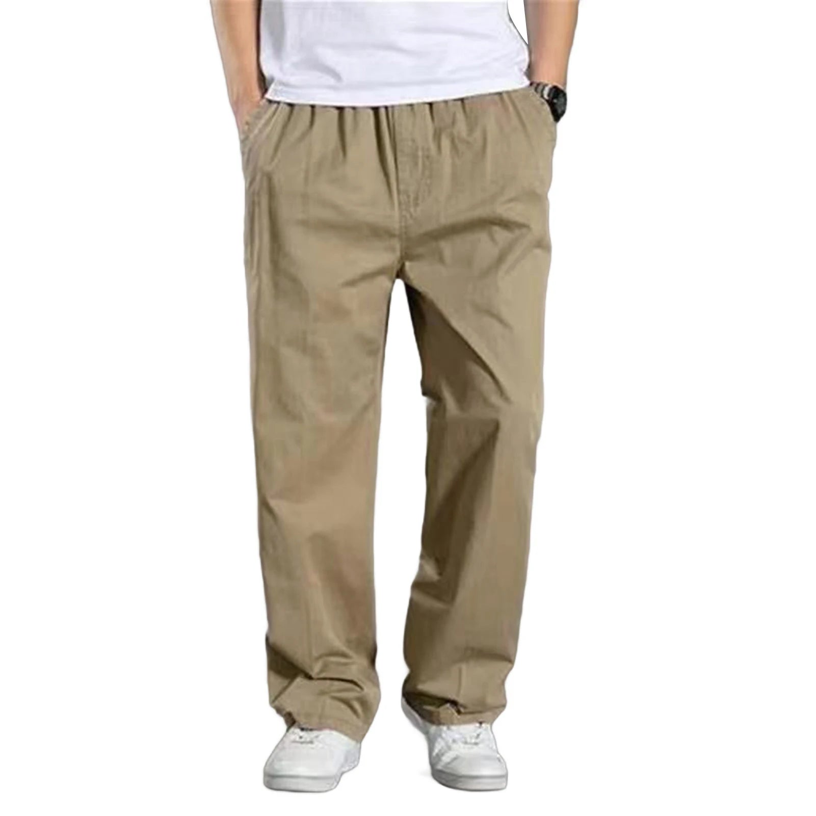 Cotton Men Sweatpants Sports Joggers Pant Tracksuit Jogging Trouser Plus Size 4xl Sportswear Wide Leg Cloth 2024 Spring