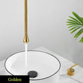 Water Drop Hang Ceiling Faucet Bathroom Basin Bathtub Tap Solid Brass  Hot Cold Water Sink Mixer Tub Hardware