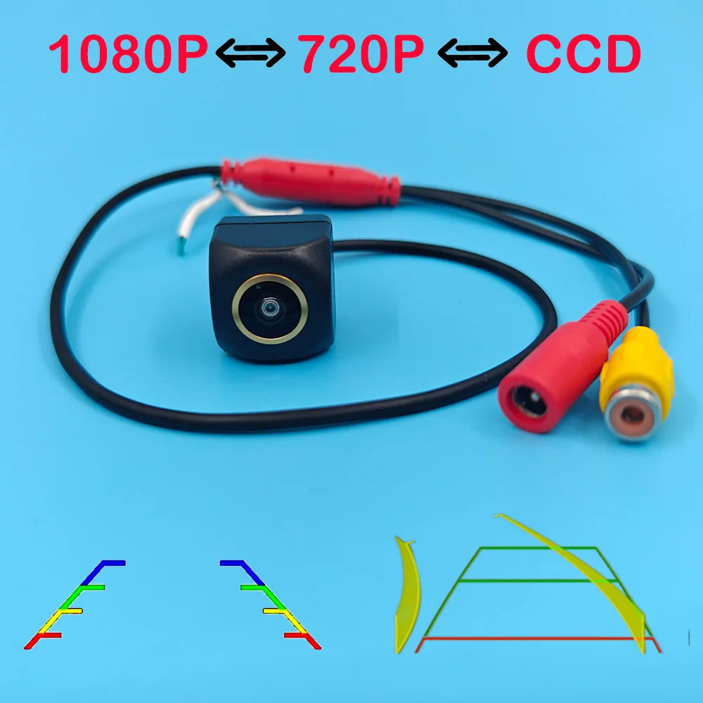 AHD Car Rear View Camera 12V Night Vision Backup Parking Reverse Camera Waterproof HD Color Image Video Vehicle Camera